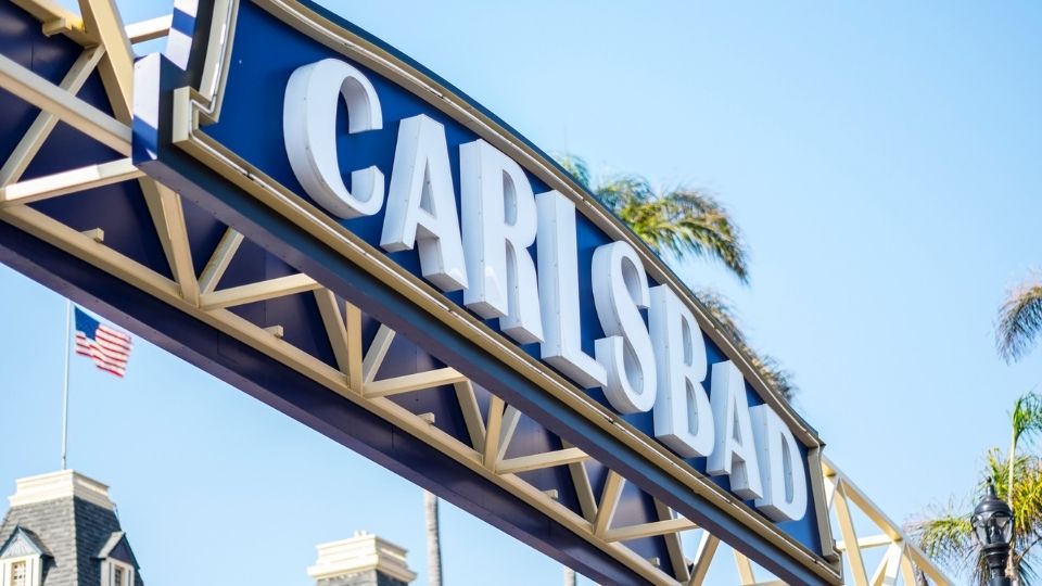 The Carlsbad sign - Carlsbad CA